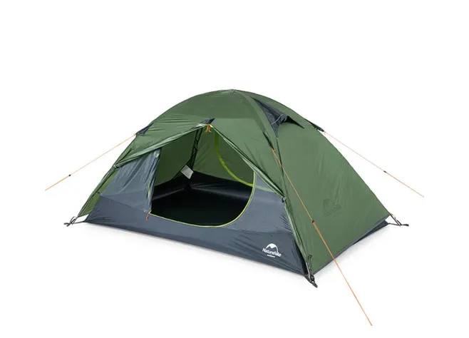 Палатка двухместная ультралегкая Naturehike NH15Z006-P, темно-зеленая Фото 2